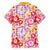 Palaka with Honu and Hibiscus Family Matching Off Shoulder Short Dress and Hawaiian Shirt Hawaiian Heritage Spirit - Polynesian Pride