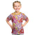 Palaka with Honu and Hibiscus Kid T Shirt Hawaiian Heritage Spirit - Polynesian Pride