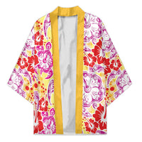 Palaka with Honu and Hibiscus Kimono Hawaiian Heritage Spirit - Polynesian Pride