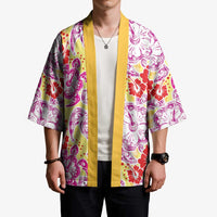 Palaka with Honu and Hibiscus Kimono Hawaiian Heritage Spirit - Polynesian Pride