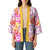 Palaka with Honu and Hibiscus Kimono Hawaiian Heritage Spirit - Polynesian Pride