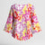 Palaka with Honu and Hibiscus Kimono Sleeve Blouse Hawaiian Heritage Spirit - Polynesian Pride