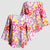 Palaka with Honu and Hibiscus Kimono Sleeve Blouse Hawaiian Heritage Spirit - Polynesian Pride