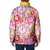 Palaka with Honu and Hibiscus Padded Jacket Hawaiian Heritage Spirit - Polynesian Pride
