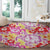 Palaka with Honu and Hibiscus Round Carpet Hawaiian Heritage Spirit - Polynesian Pride