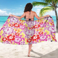 Palaka with Honu and Hibiscus Sarong Hawaiian Heritage Spirit - Polynesian Pride