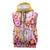 Palaka with Honu and Hibiscus Sleeveless Zip Hoodie Hawaiian Heritage Spirit - Polynesian Pride