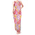 Palaka with Honu and Hibiscus Tank Maxi Dress Hawaiian Heritage Spirit - Polynesian Pride