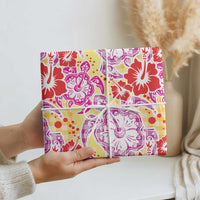 Palaka with Honu and Hibiscus Wrapping Paper Hawaiian Heritage Spirit - Polynesian Pride