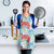 Palaka with Honu and Plumeria Apron Hawaiian Heritage Spirit - Polynesian Pride