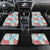 Palaka with Honu and Plumeria Car Mats Hawaiian Heritage Spirit - Polynesian Pride