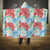 Palaka with Honu and Plumeria Hooded Blanket Hawaiian Heritage Spirit - Polynesian Pride