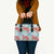 Palaka with Honu and Plumeria Leather Bag Hawaiian Heritage Spirit - Polynesian Pride