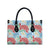 Palaka with Honu and Plumeria Leather Bag Hawaiian Heritage Spirit - Polynesian Pride
