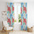Palaka with Honu and Plumeria Window Curtain Hawaiian Heritage Spirit - Polynesian Pride