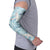Blue Palaka Crane and Flowers Arm Sleeves Japan Heritage Spirit - Polynesian Pride