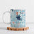 Blue Palaka Crane and Flowers Ceramic Mug Japan Heritage Spirit - Polynesian Pride