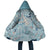 Blue Palaka Crane and Flowers Cloak Japan Heritage Spirit - Polynesian Pride