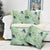 Green Palaka Crane and Flowers Pillow Cover Japan Heritage Spirit - Polynesian Pride
