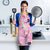 Pink Palaka Crane and Flowers Apron Japan Heritage Spirit - Polynesian Pride