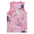 Pink Palaka Crane and Flowers Basketball Jersey Japan Heritage Spirit - Polynesian Pride