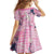 Pink Palaka Crane and Flowers Family Matching Off The Shoulder Long Sleeve Dress and Hawaiian Shirt Japan Heritage Spirit - Polynesian Pride