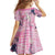 Pink Palaka Crane and Flowers Family Matching Tank Maxi Dress and Hawaiian Shirt Japan Heritage Spirit - Polynesian Pride