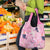 Pink Palaka Crane and Flowers Grocery Bag Japan Heritage Spirit - Polynesian Pride