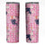 Pink Palaka Crane and Flowers Skinny Tumbler Japan Heritage Spirit - Polynesian Pride