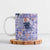 Purple Palaka Crane and Flowers Ceramic Mug Japan Heritage Spirit - Polynesian Pride