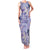 Purple Palaka Crane and Flowers Family Matching Tank Maxi Dress and Hawaiian Shirt Japan Heritage Spirit - Polynesian Pride