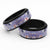 Purple Palaka Crane and Flowers Spinner Ring Japan Heritage Spirit - Polynesian Pride
