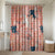 Red Palaka Crane and Flowers Bathroom Set Japan Heritage Spirit - Polynesian Pride