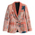 Red Palaka Crane and Flowers Blazer Japan Heritage Spirit - Polynesian Pride