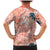 Red Palaka Crane and Flowers Family Matching Mermaid Dress and Hawaiian Shirt Japan Heritage Spirit - Polynesian Pride