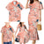Red Palaka Crane and Flowers Family Matching Mermaid Dress and Hawaiian Shirt Japan Heritage Spirit - Polynesian Pride