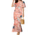 Red Palaka Crane and Flowers Family Matching Mermaid Dress and Hawaiian Shirt Japan Heritage Spirit - Polynesian Pride