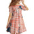 Red Palaka Crane and Flowers Family Matching Off Shoulder Maxi Dress and Hawaiian Shirt Japan Heritage Spirit - Polynesian Pride