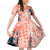 Red Palaka Crane and Flowers Family Matching Off Shoulder Short Dress and Hawaiian Shirt Japan Heritage Spirit - Polynesian Pride