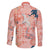 Red Palaka Crane and Flowers Family Matching Puletasi and Hawaiian Shirt Japan Heritage Spirit - Polynesian Pride