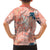 Red Palaka Crane and Flowers Family Matching Short Sleeve Bodycon Dress and Hawaiian Shirt Japan Heritage Spirit - Polynesian Pride