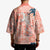 Red Palaka Crane and Flowers Kimono Japan Heritage Spirit - Polynesian Pride