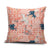 Red Palaka Crane and Flowers Pillow Cover Japan Heritage Spirit - Polynesian Pride