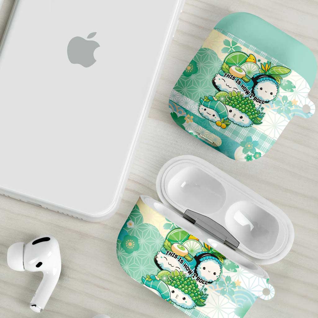Japanese Kawaii Sushi AirPods Case Green Wagara Palaka This Is How I Roll