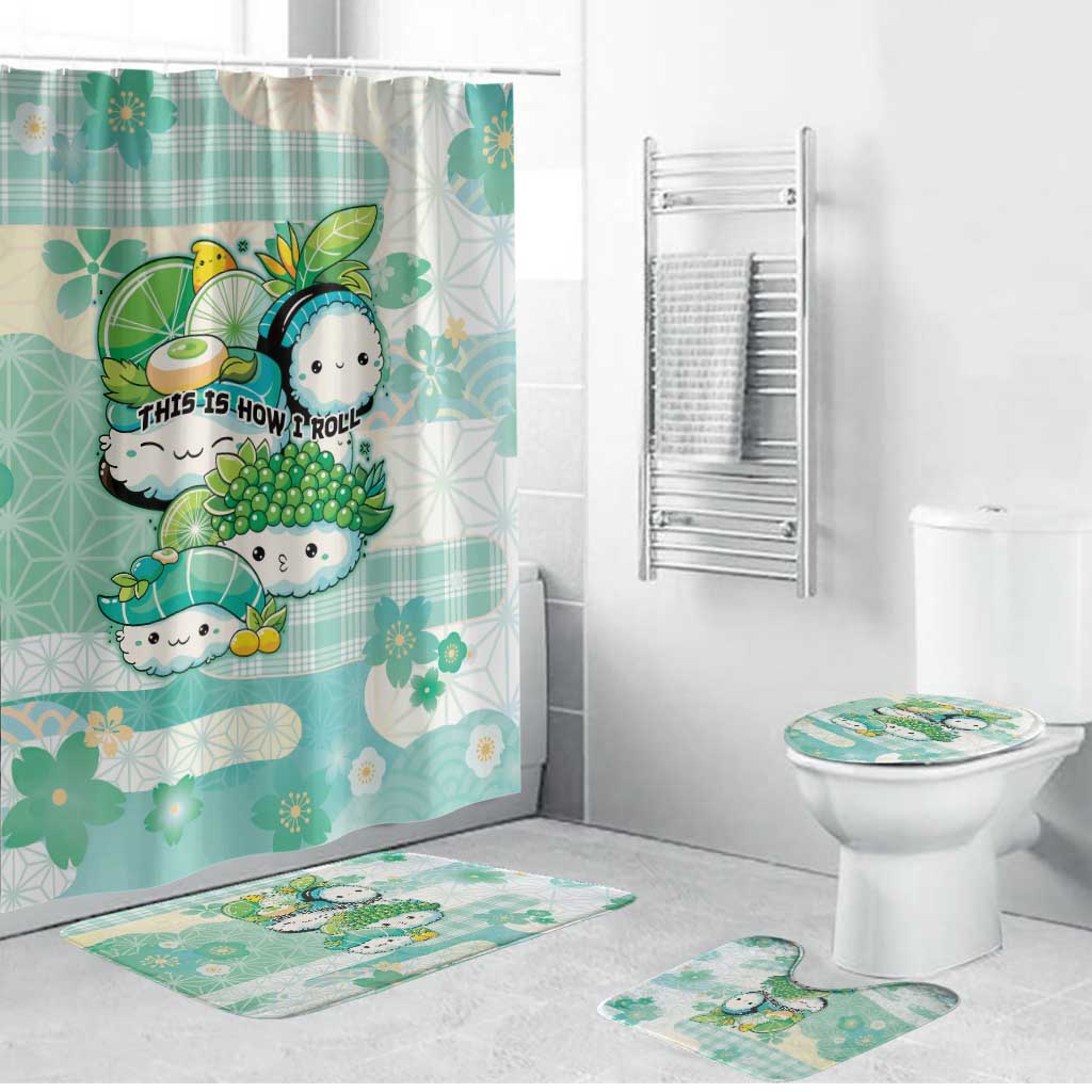 Japanese Kawaii Sushi Bathroom Set Green Wagara Palaka This Is How I Roll
