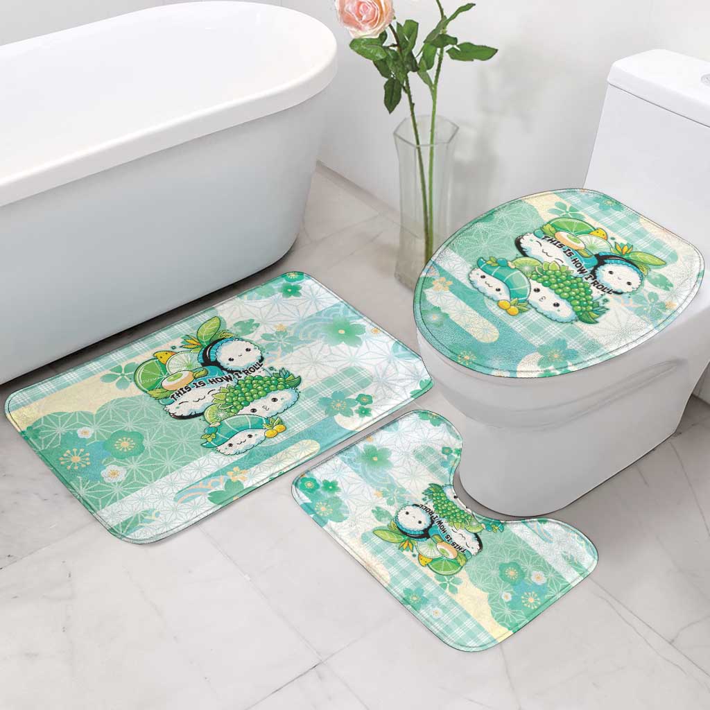 Japanese Kawaii Sushi Bathroom Set Green Wagara Palaka This Is How I Roll