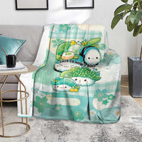 Japanese Kawaii Sushi Blanket Green Wagara Palaka This Is How I Roll