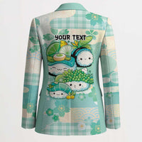 Personalized Japanese Kawaii Sushi Blazer Green Wagara Palaka This Is How I Roll