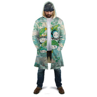 Personalized Japanese Kawaii Sushi Cloak Green Wagara Palaka This Is How I Roll - Polynesian Pride