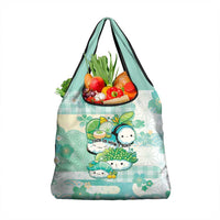 Japanese Kawaii Sushi Grocery Bag Green Wagara Palaka This Is How I Roll